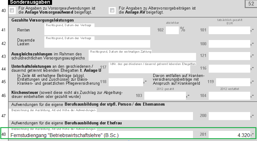 Fernstudium über Ehepartner steuerlich geltend machen Fernstudium über Ehepartner steuerlich geltend machen